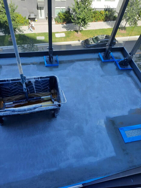 Painting &amp; Waterproofing balcony